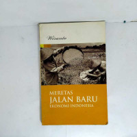 Image of Meretas Jalan Baru Ekonomi Indonesia
